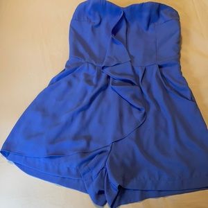 Express Size 4 blue silky romper.